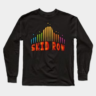 skid row vretro art Long Sleeve T-Shirt